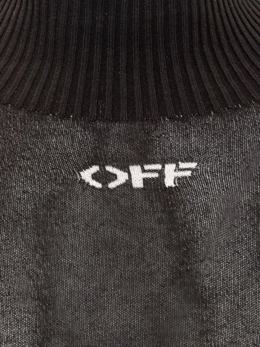 OFFWHITE SILCK MINI DRESS