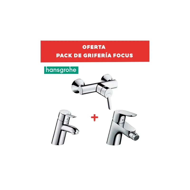 PACK GRIFERíA DE BAñO FOCUS  HANSGROHE