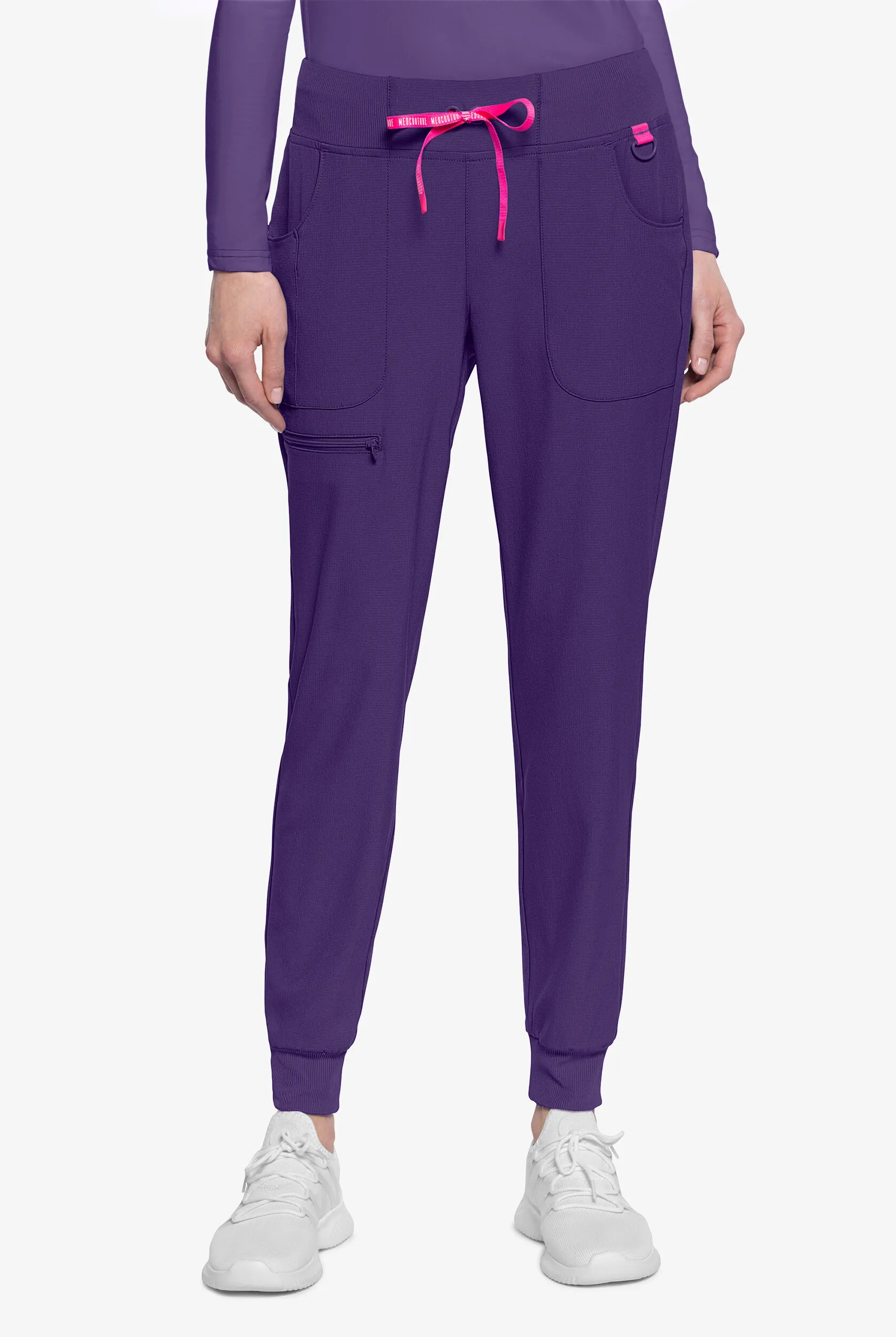 Pantalón médico Med Couture Amp STRETCH estilo jogger con 5 bolsillos para mujer