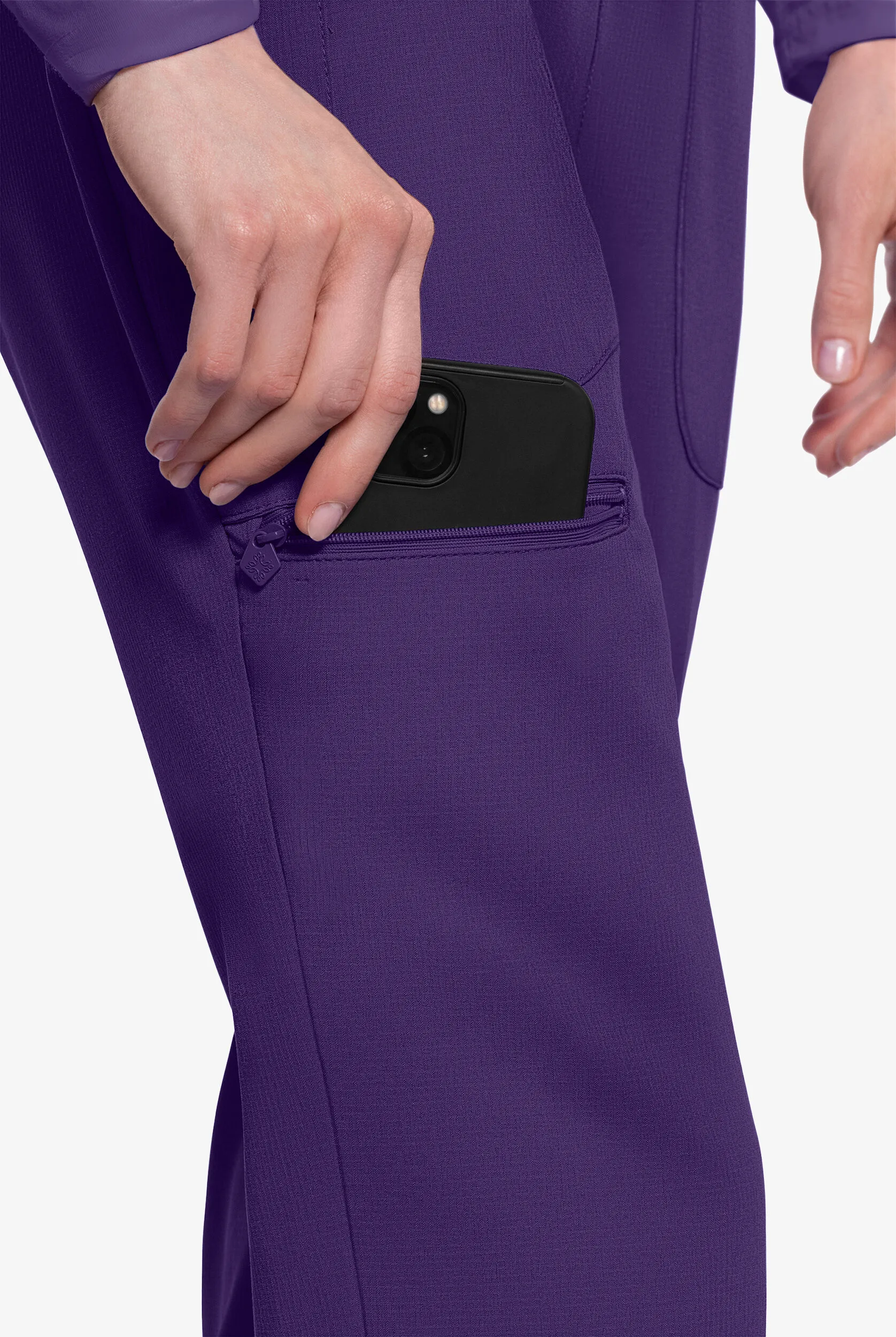 Pantalón médico Med Couture Amp STRETCH estilo jogger con 5 bolsillos para mujer