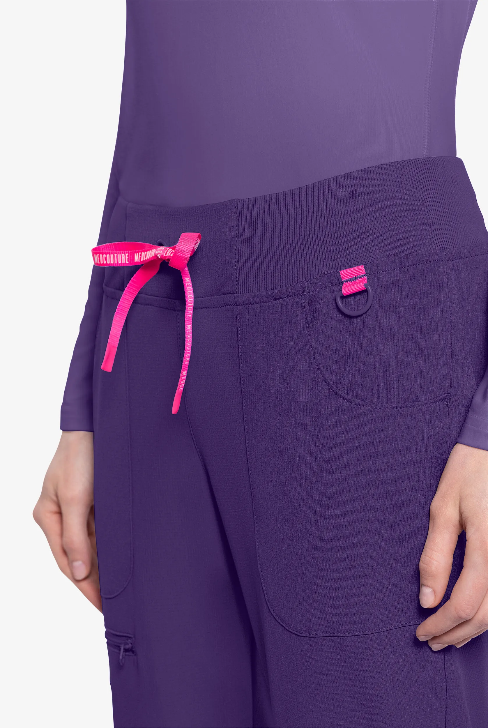 Pantalón médico Med Couture Amp STRETCH estilo jogger con 5 bolsillos para mujer