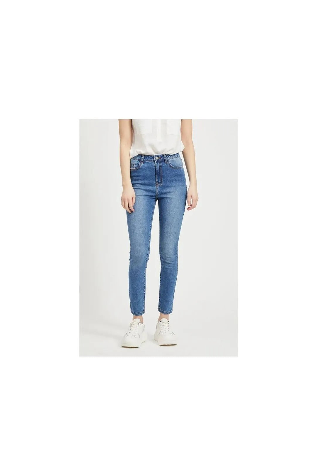 PANTALON CROPPED VIEKKO VAQUERO MEDIO