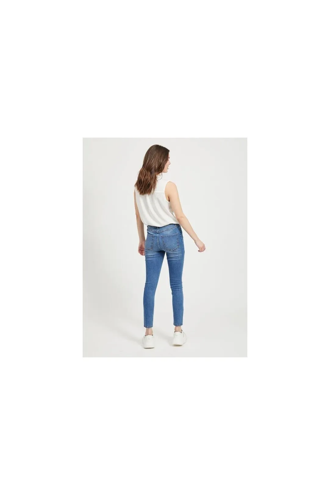 PANTALON CROPPED VIEKKO VAQUERO MEDIO