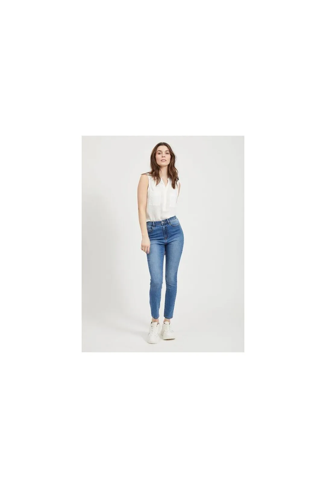 PANTALON CROPPED VIEKKO VAQUERO MEDIO