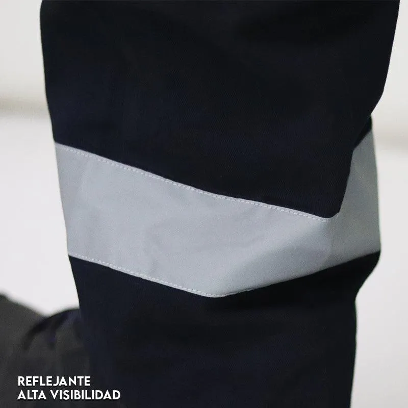 PANTALóN CARGO AZUL CON REFLEJANTE MOD. CARGOAZ  MARCA LICA