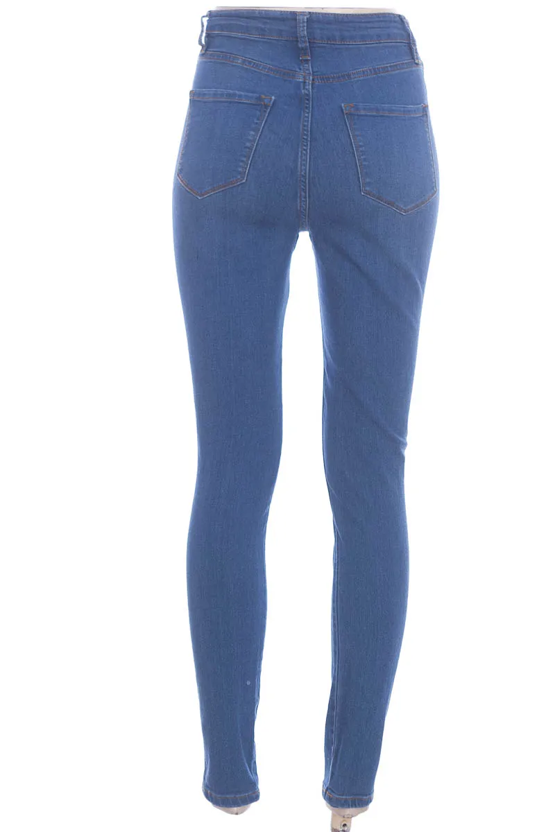 PANTALóN COLOR AZUL  FASHIONNOVA