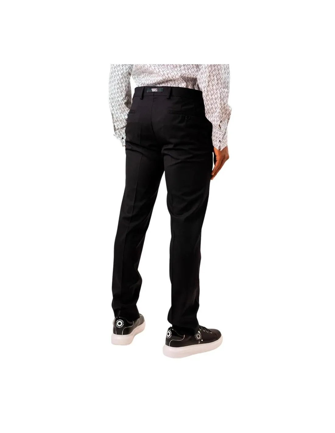 Pantalón negro de vestir de lana fría