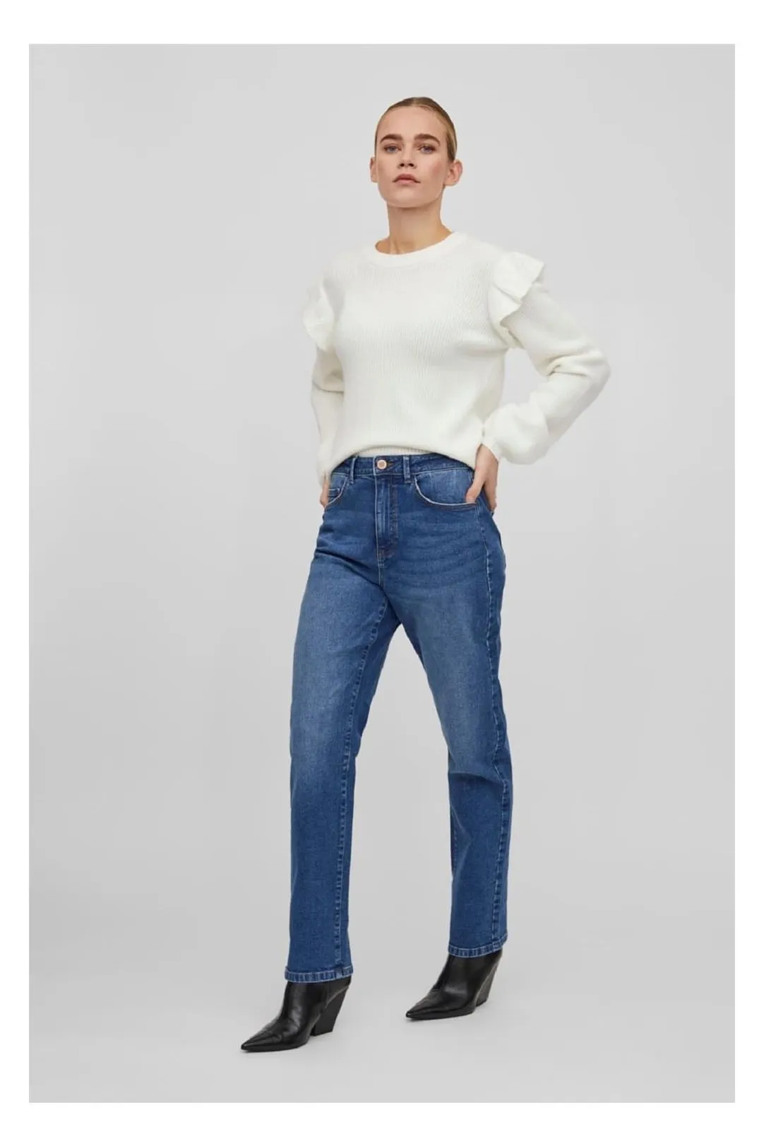 Pantalón recto Viagnes vaquero