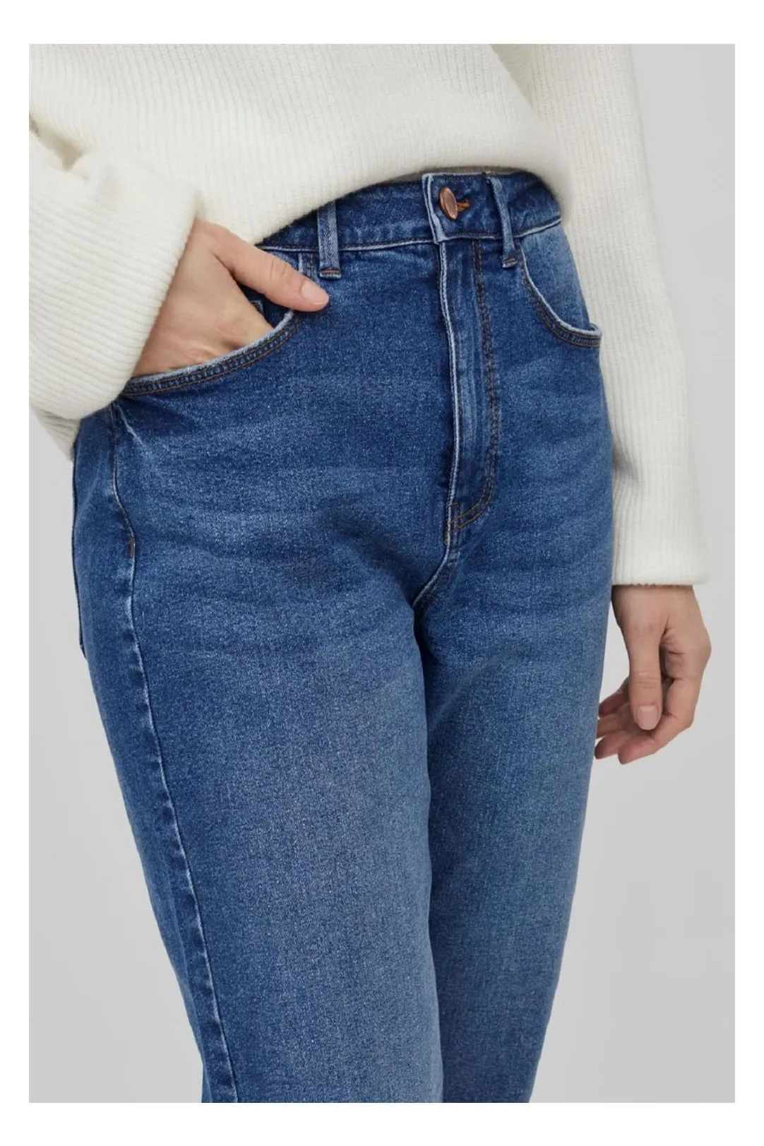 Pantalón recto Viagnes vaquero