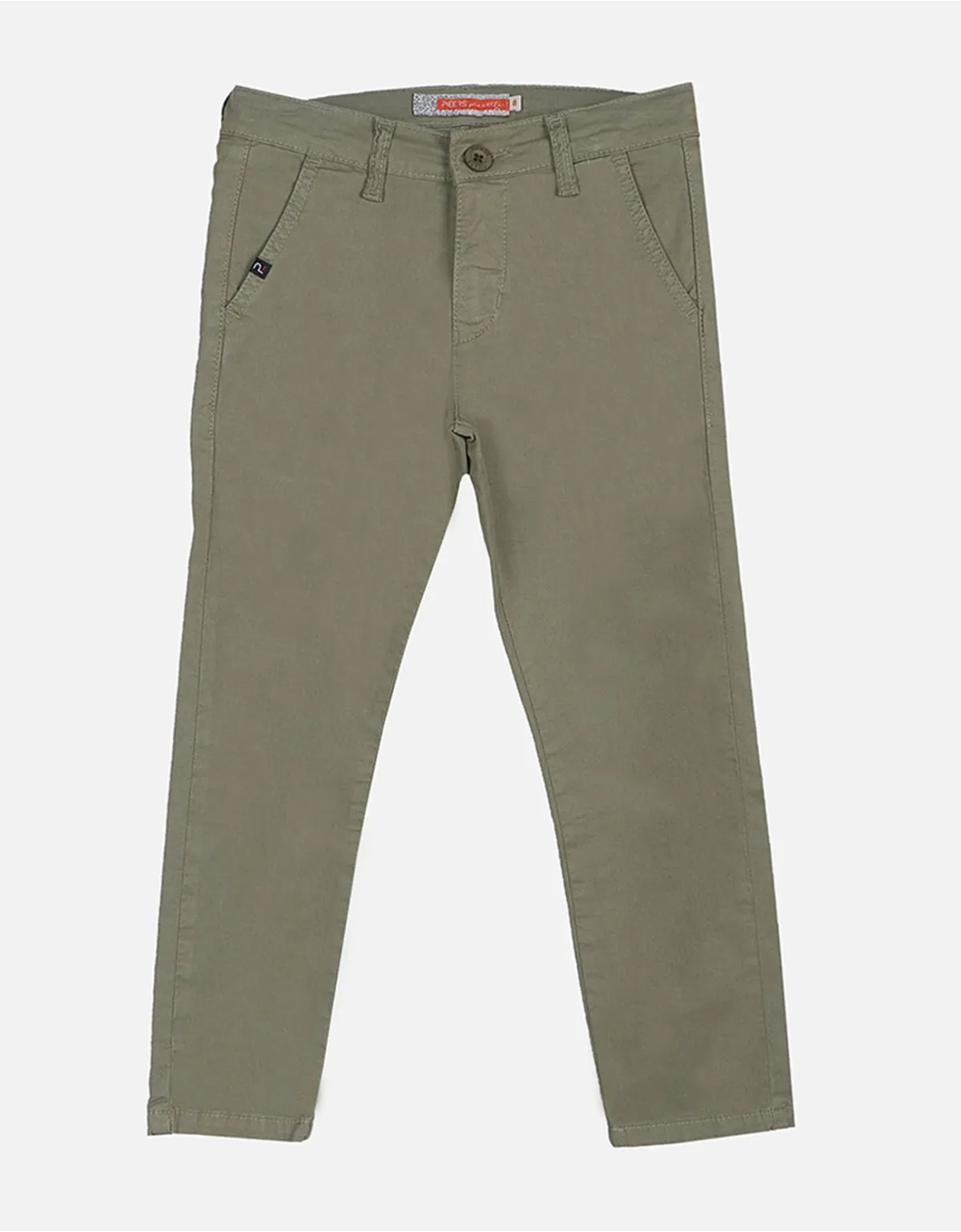 Pantalón slim fit verde
