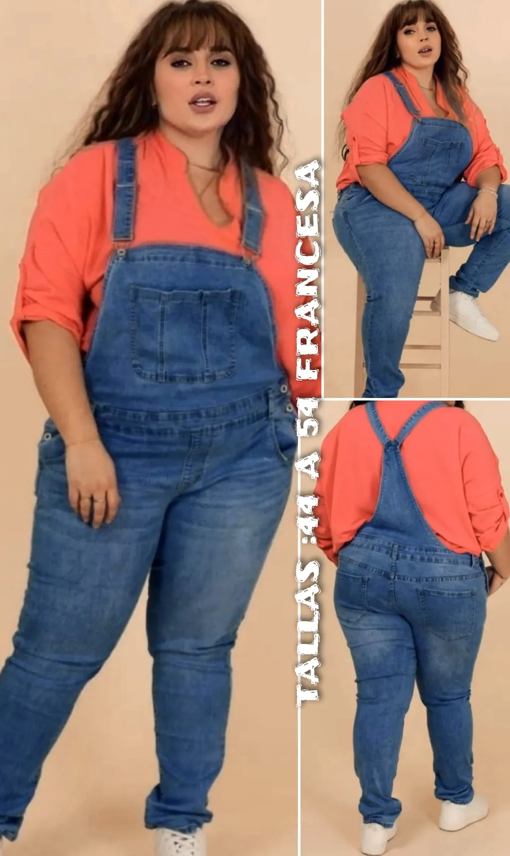 Peto Vaquero Mujer Talla Grande