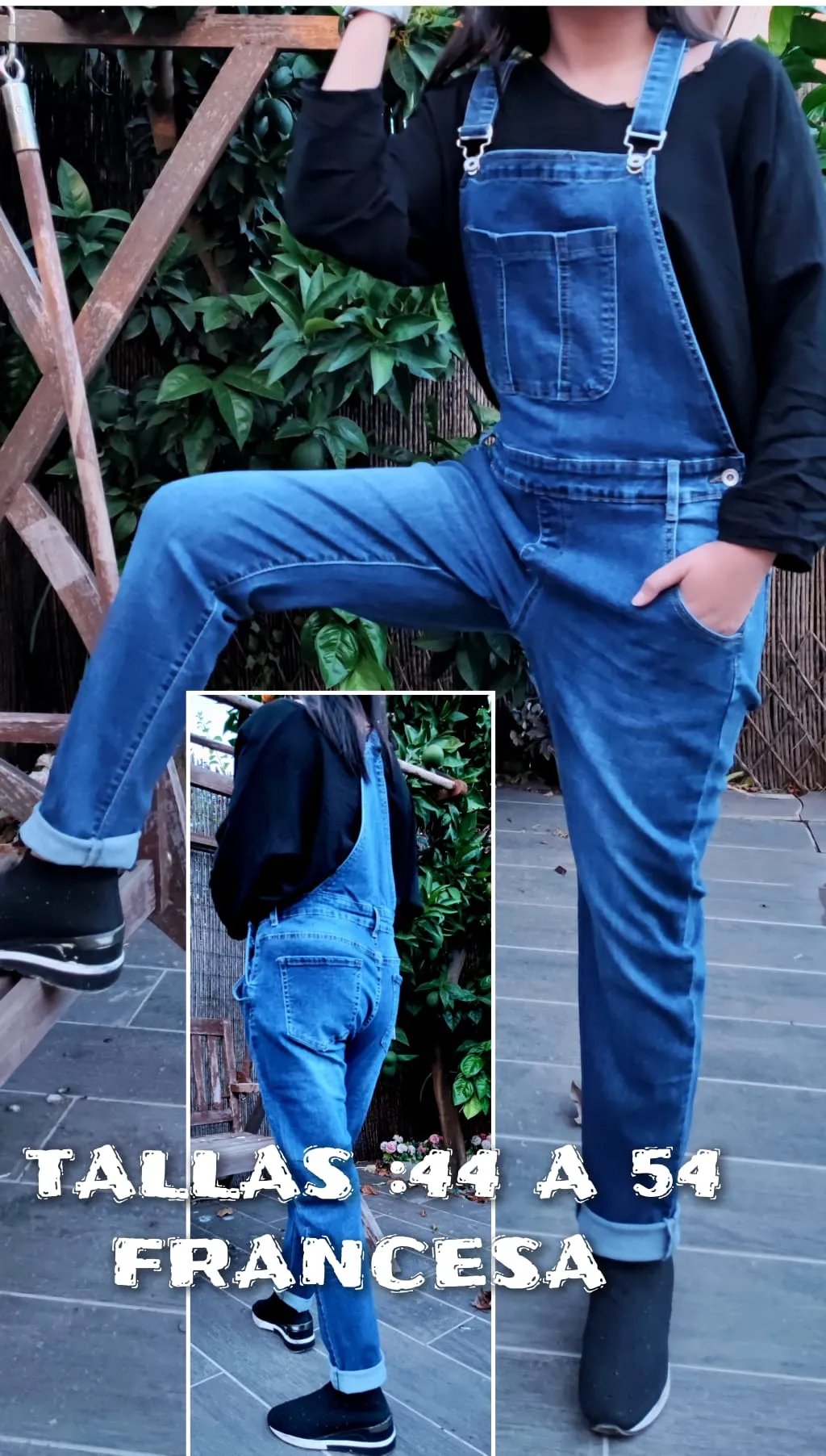 Peto Vaquero Mujer Talla Grande