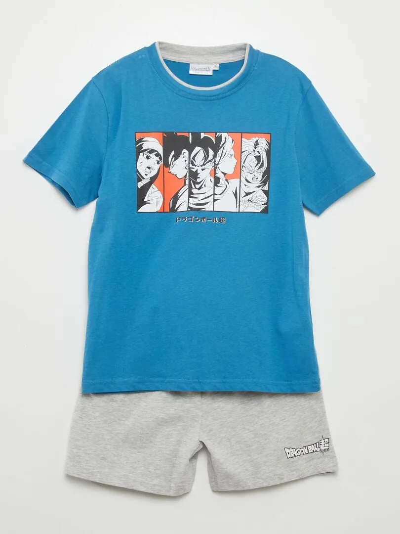 PIJAMA CORTO 'DRAGON BALL Z'  2 PIEZAS  AZUL
