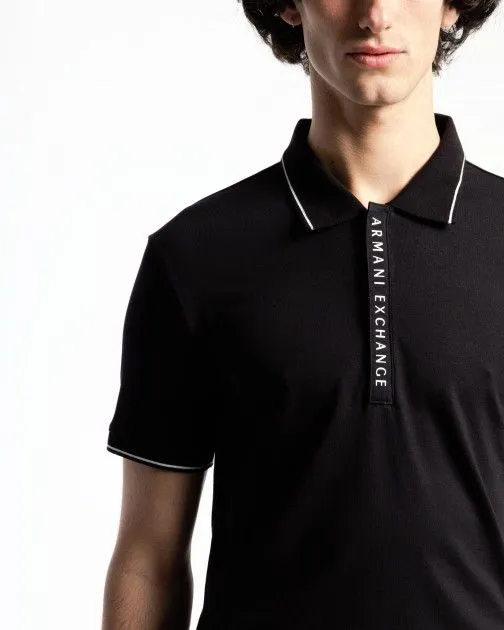 Polo Armani Exchange 8NZF71 ZJH2Z Negro