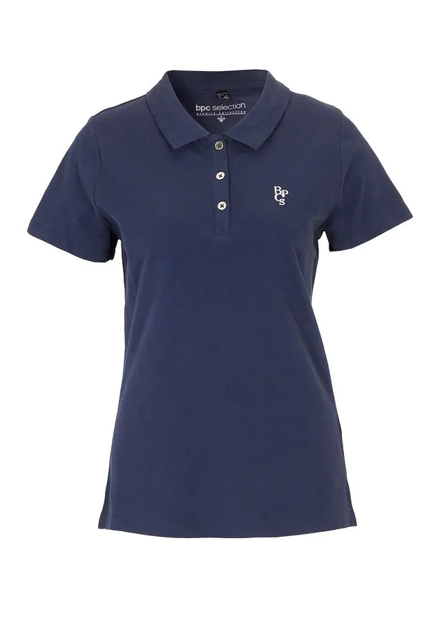 Polo Azul marino/plateado