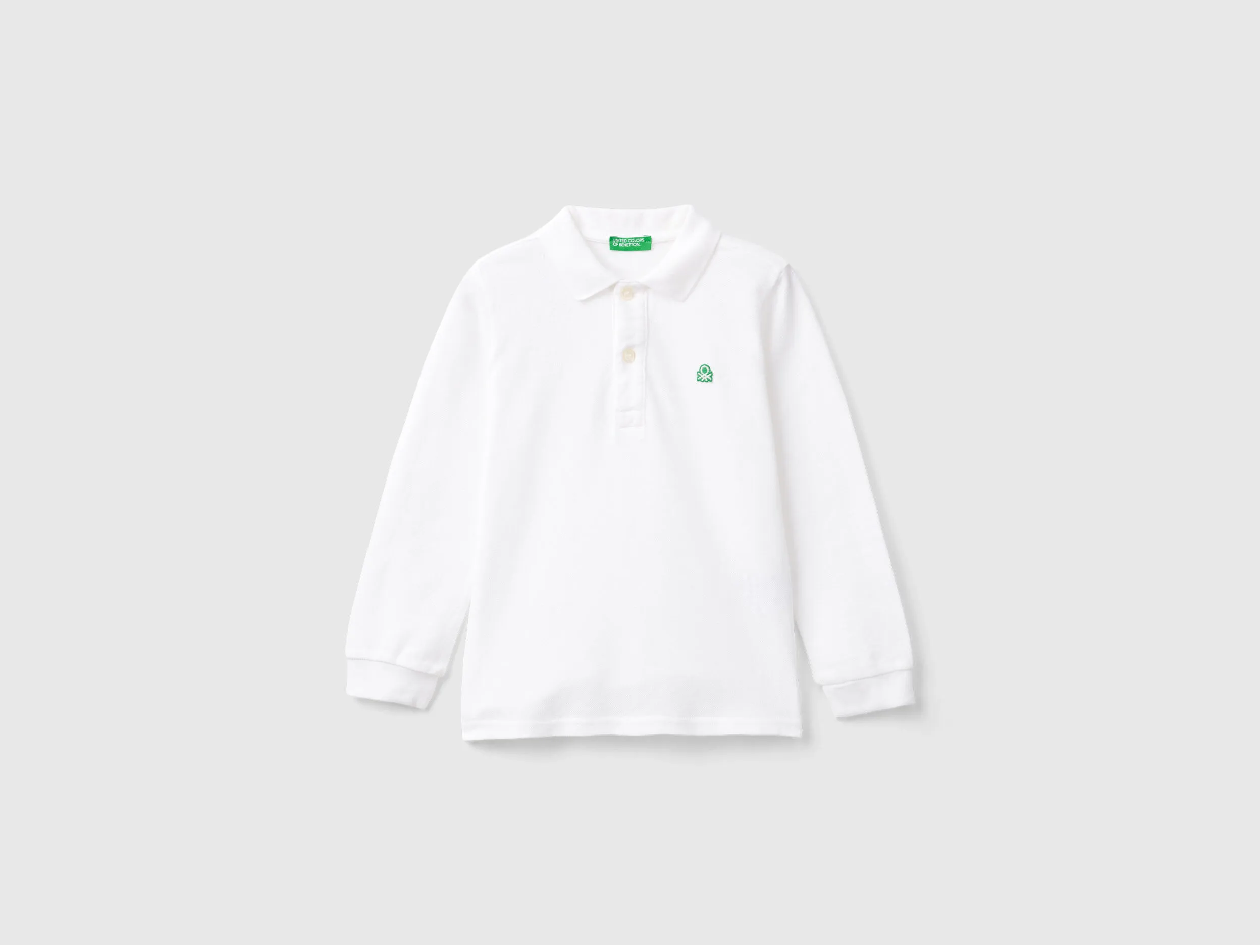 Polo de manga larga de algodón orgánico