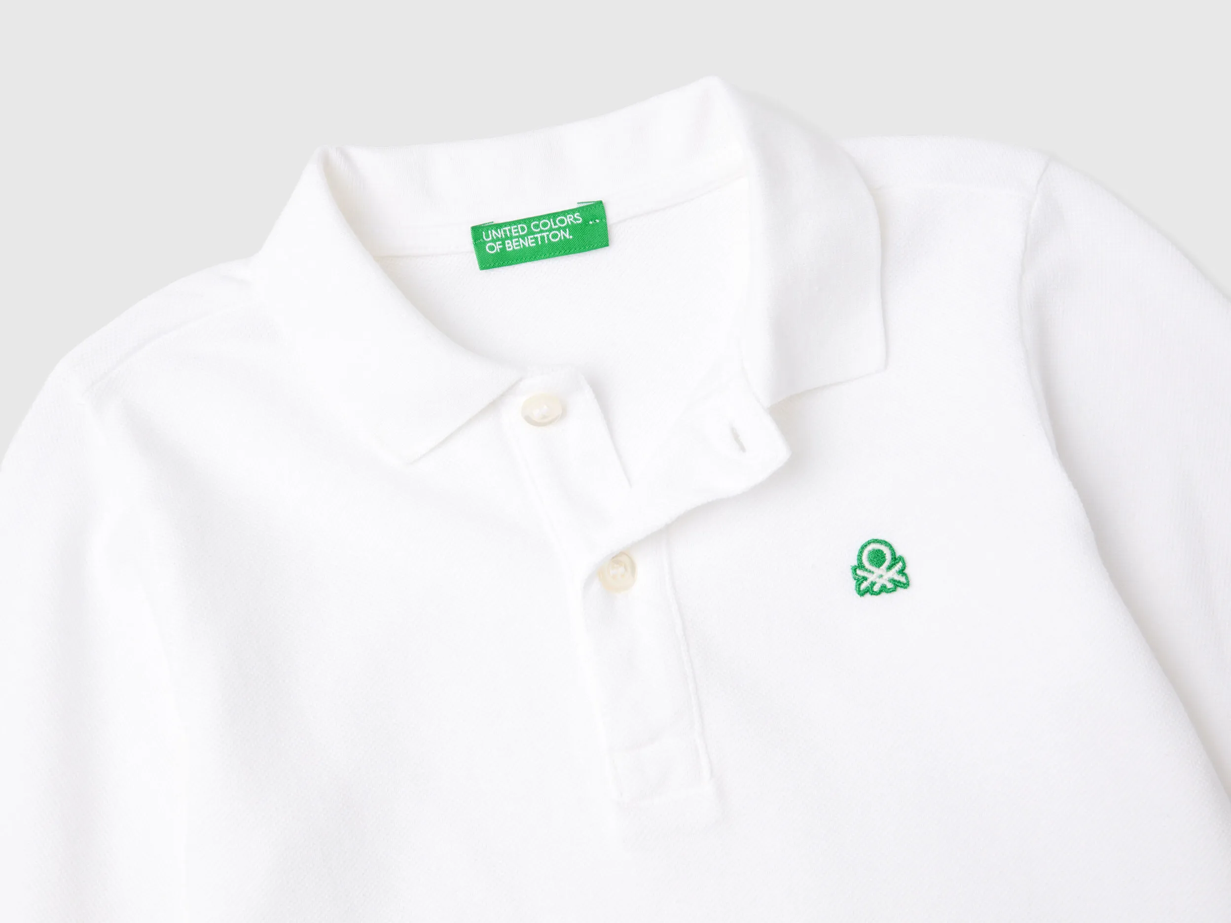 Polo de manga larga de algodón orgánico