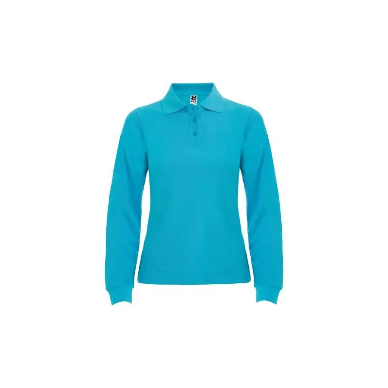Polo de mujer manga larga 100% algodón