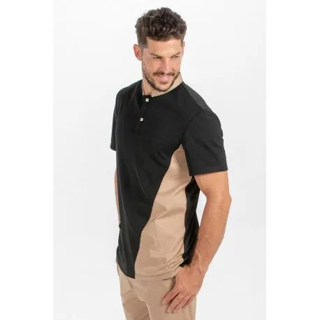 Polo negro caballero