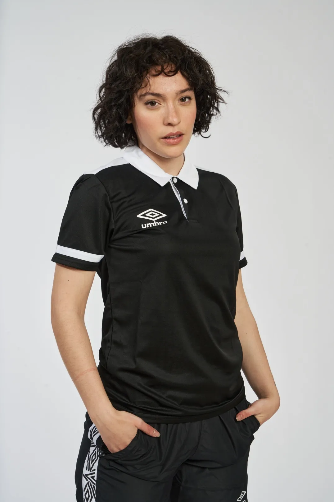 Polo Umbro Manyara Black / White