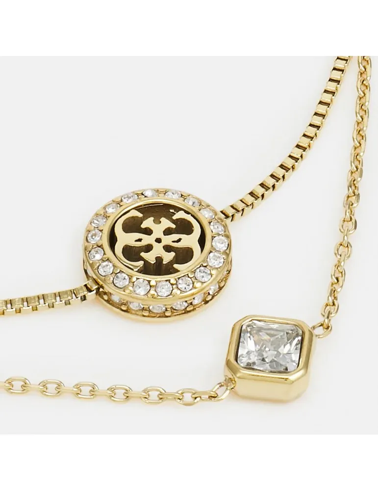 Pulsera Guess Mujer 4G Crush Acero Dorado