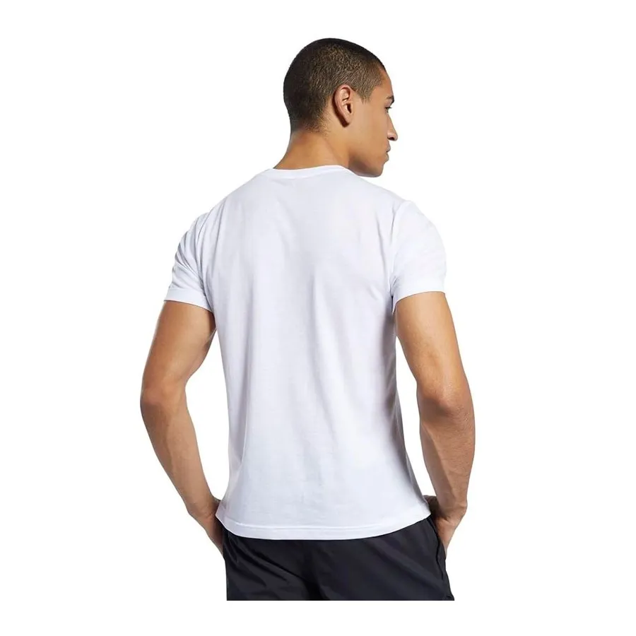 Reebok Camiseta Hombre GS LINEAR BLANCO