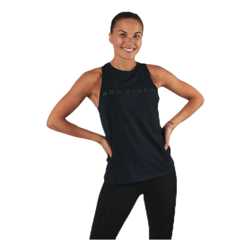Röhnisch Clara Loose Singlet Black