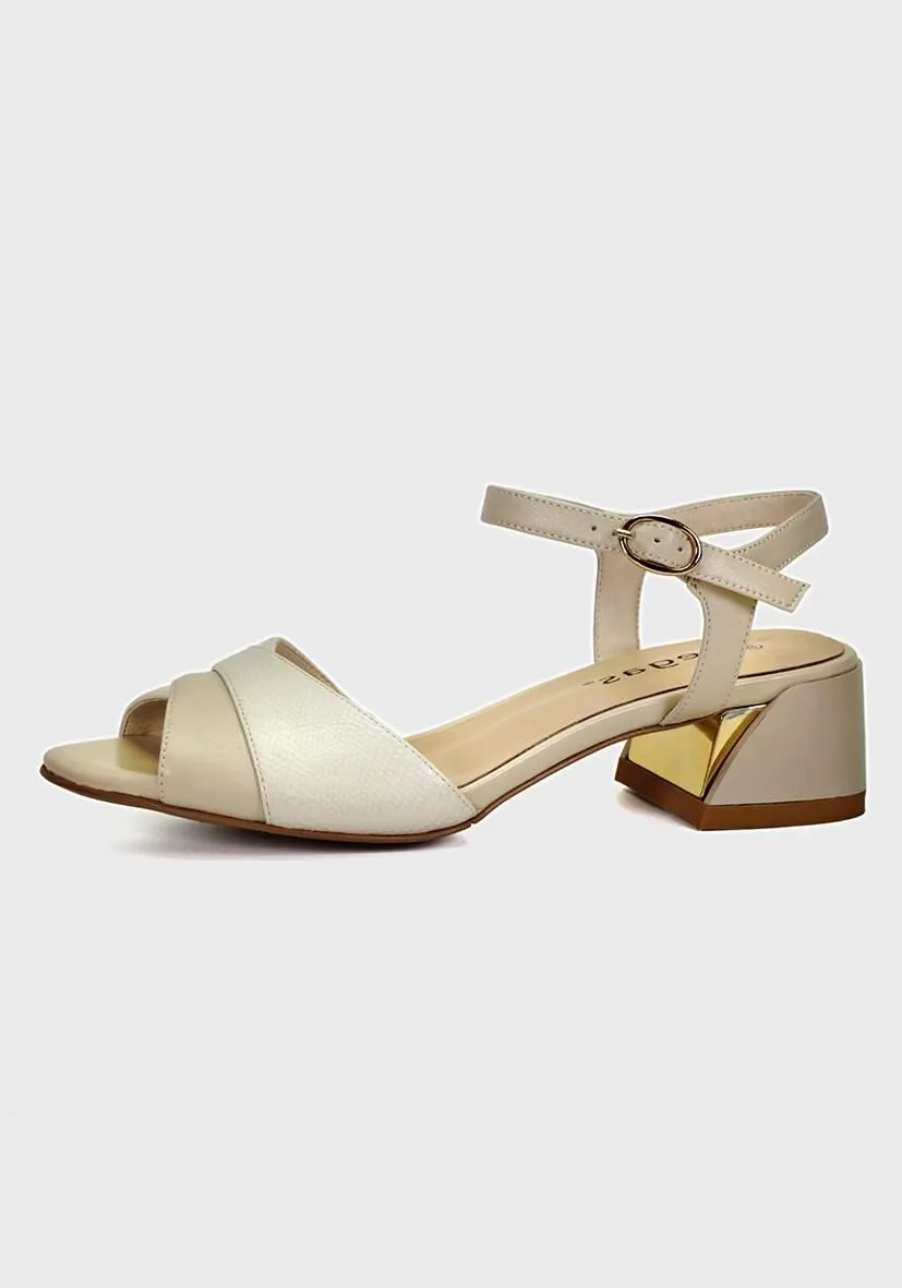 Sandalia Maur Crema