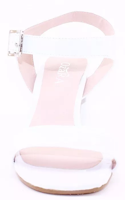 Sandalia Taco Ancho Clasica Comodas Mujer Verano Sacha 950
