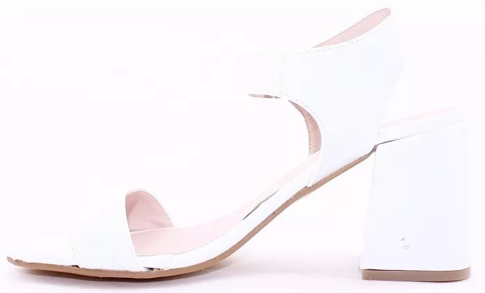 Sandalia Taco Ancho Clasica Comodas Mujer Verano Sacha 950