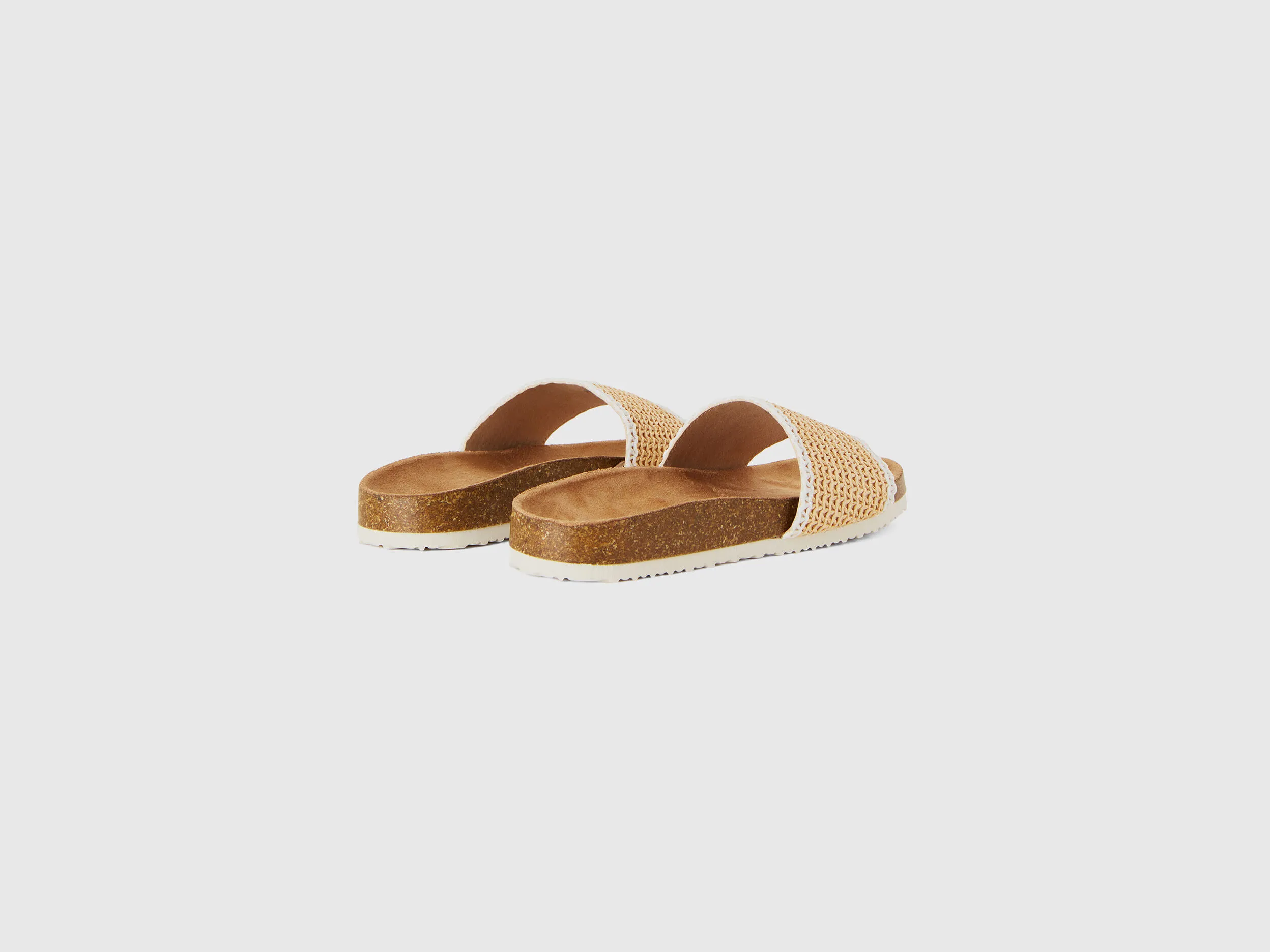 Sandalias de efecto rafia