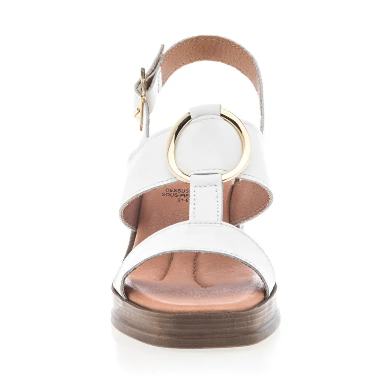 Sandalias/ descalzo mujer blanco