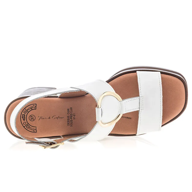 Sandalias/ descalzo mujer blanco