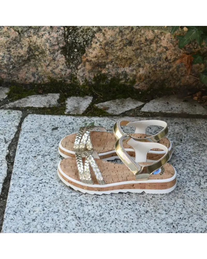 Sandalias doradas Pablosky   470682