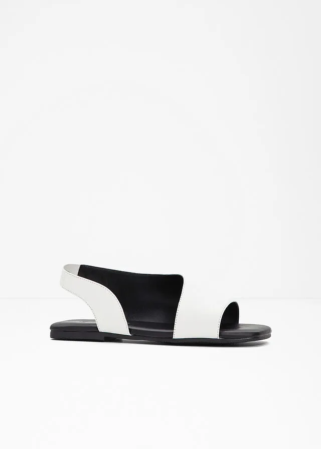 Sandalias planas Blanco