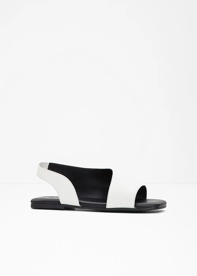 Sandalias planas Blanco