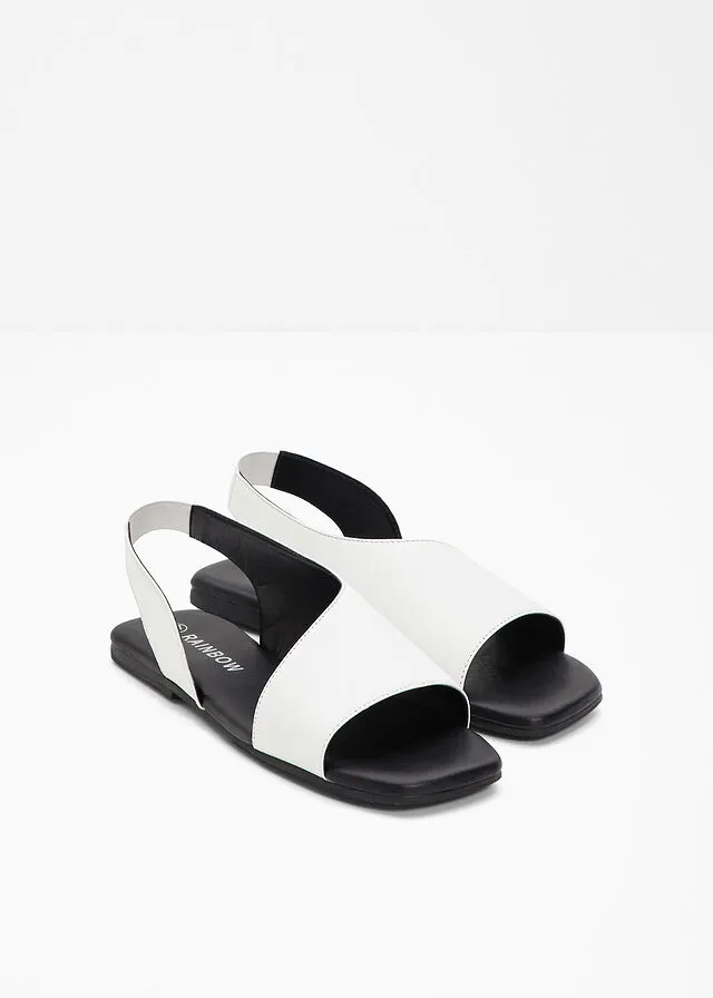 Sandalias planas Blanco