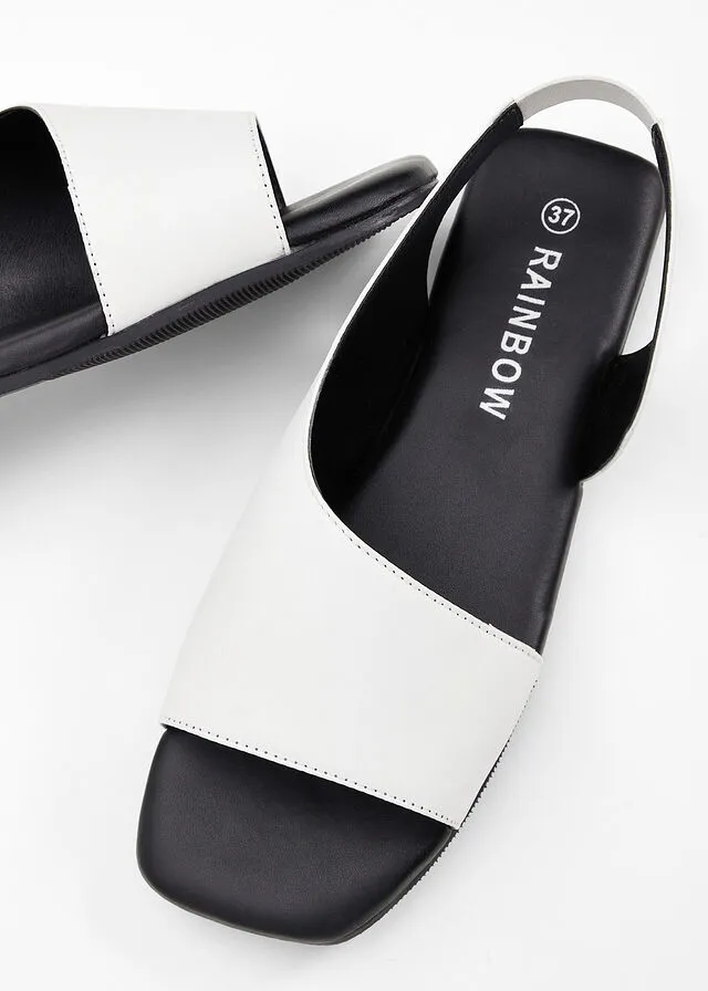 Sandalias planas Blanco