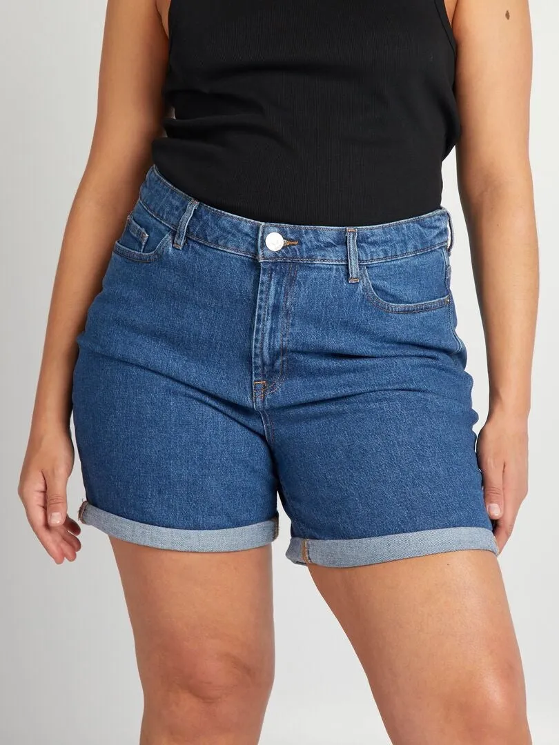 SHORT VAQUERO  AZUL