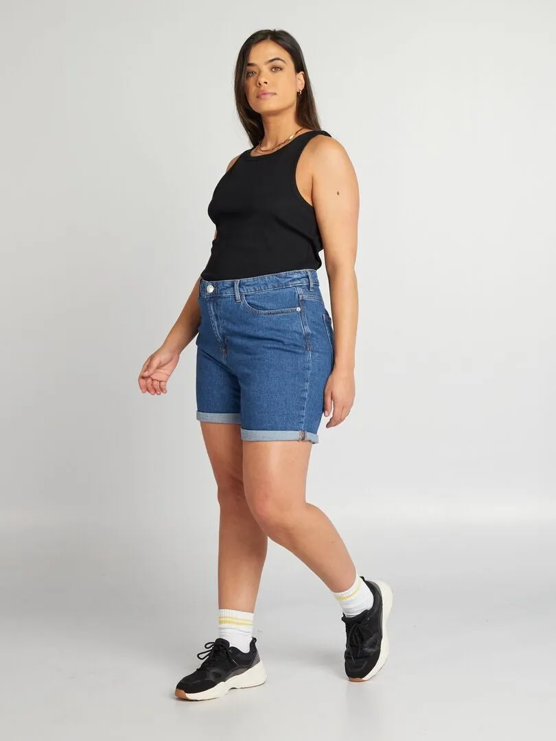 SHORT VAQUERO  AZUL