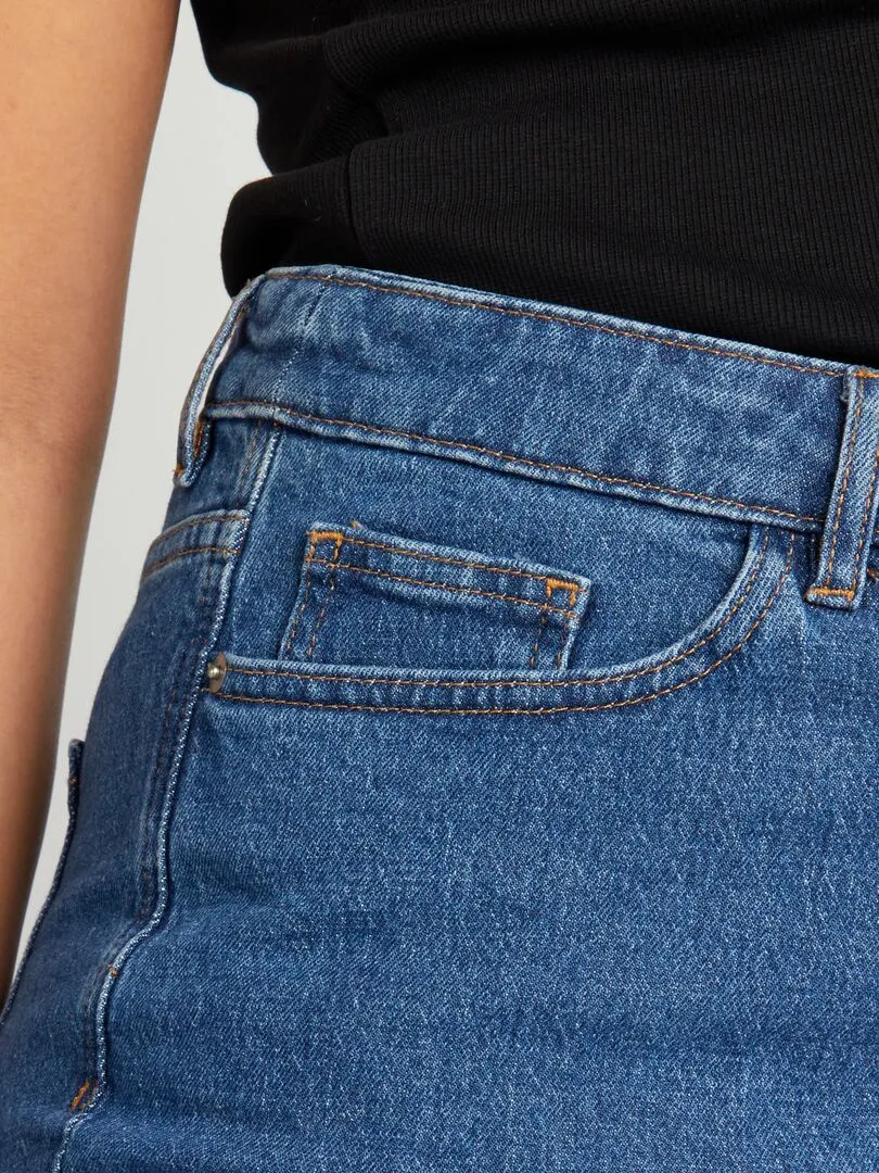 SHORT VAQUERO  AZUL