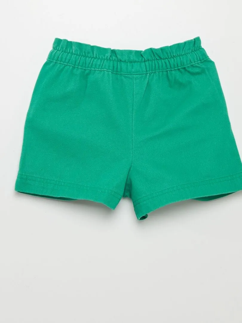 SHORT VAQUERO  VERDE