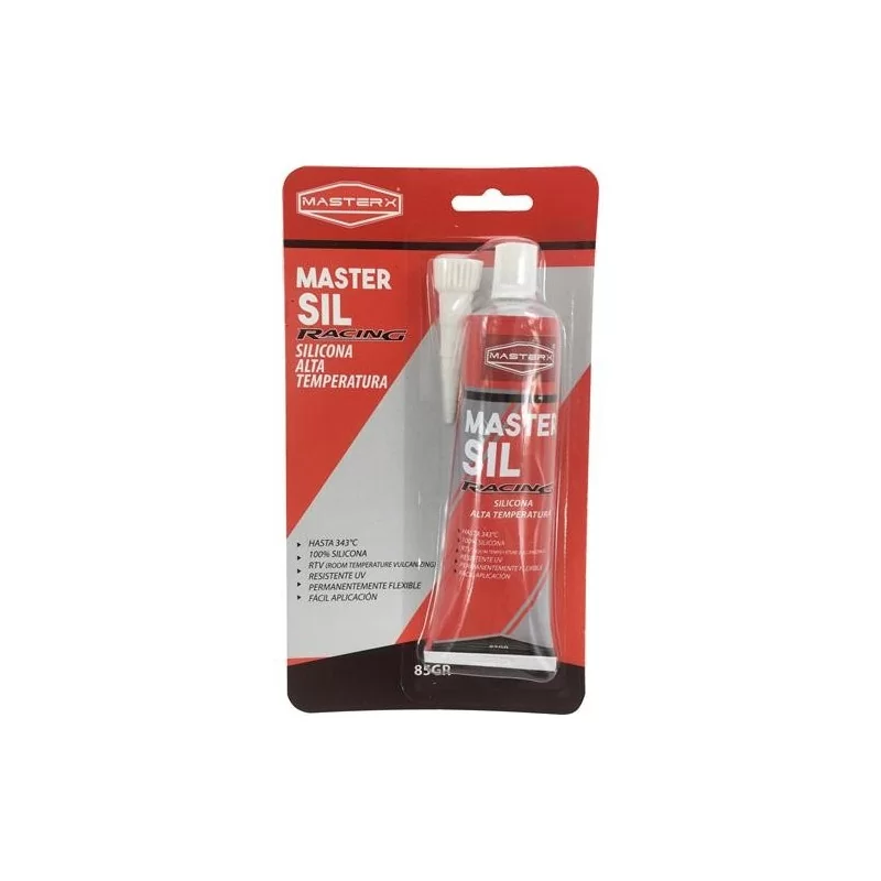 Silicona Aceti Roja 343ºc Alta T° 85Gr Mastersil