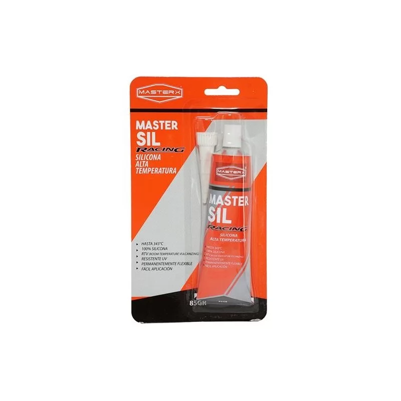 Silicona Aceti Roja 343ºc Alta T° 85Gr Mastersil