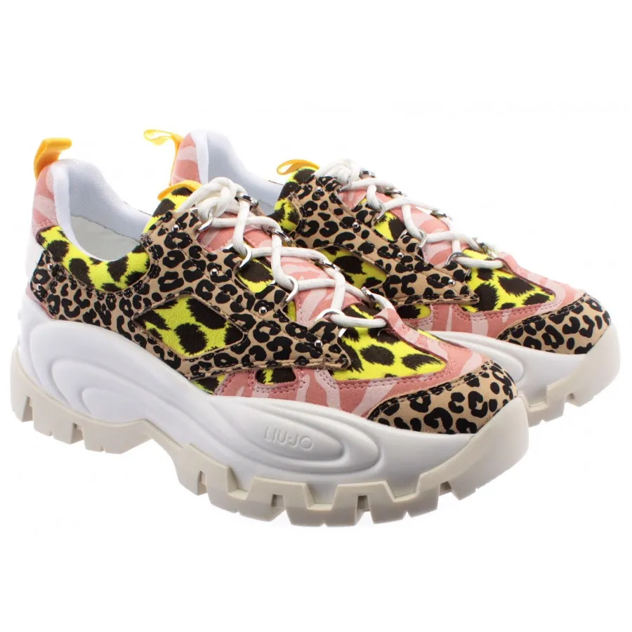 Sneakers Mujeres LIU JO Milano Wave 01 Yellow Sintético Amarillo