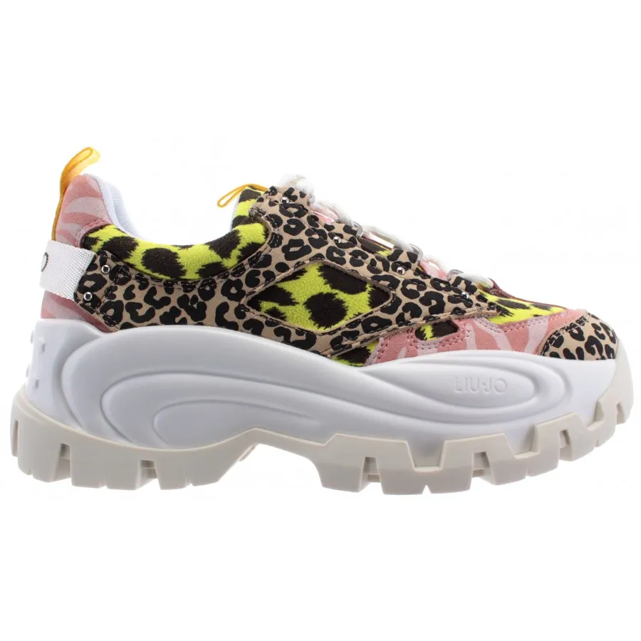Sneakers Mujeres LIU JO Milano Wave 01 Yellow Sintético Amarillo