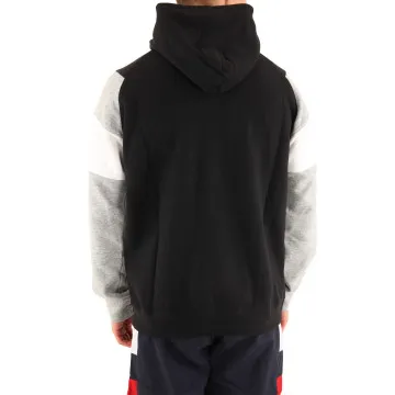 SUDADERA CHAMPION HOMBRE CON CAPUCHA Y CREMALLERA SWEAT REF. 213639KK001 NEGRA GRIS BLANCA