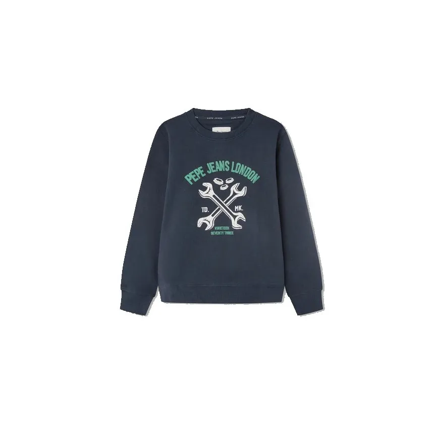Sudadera Crew Pepe Jeans Bedford Para Niños