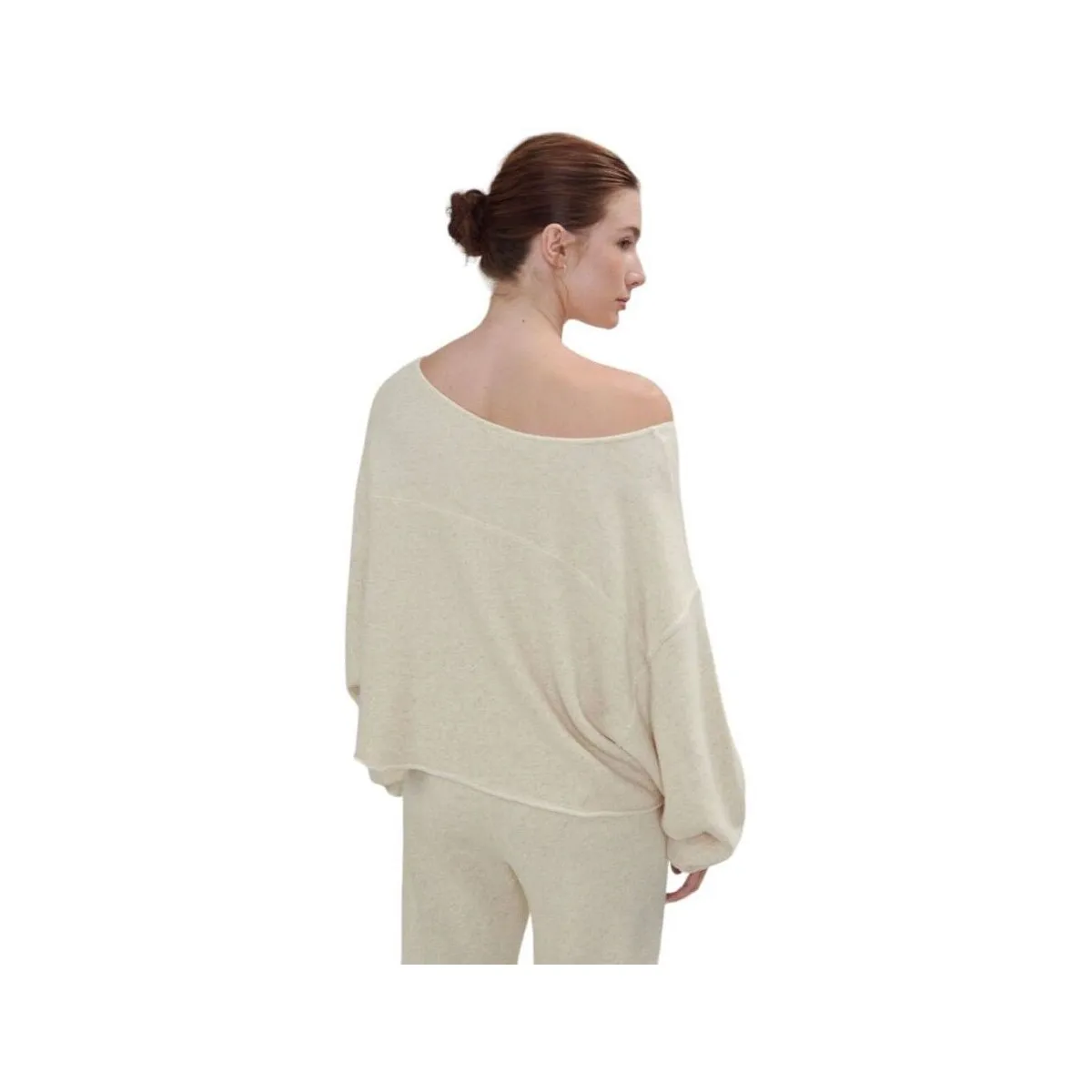 Sudadera Itonay Mujer Ecru Melange