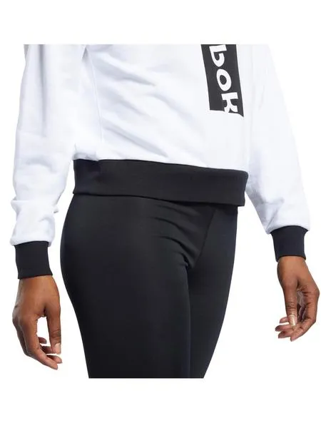 sudadera reebok blanca mujer